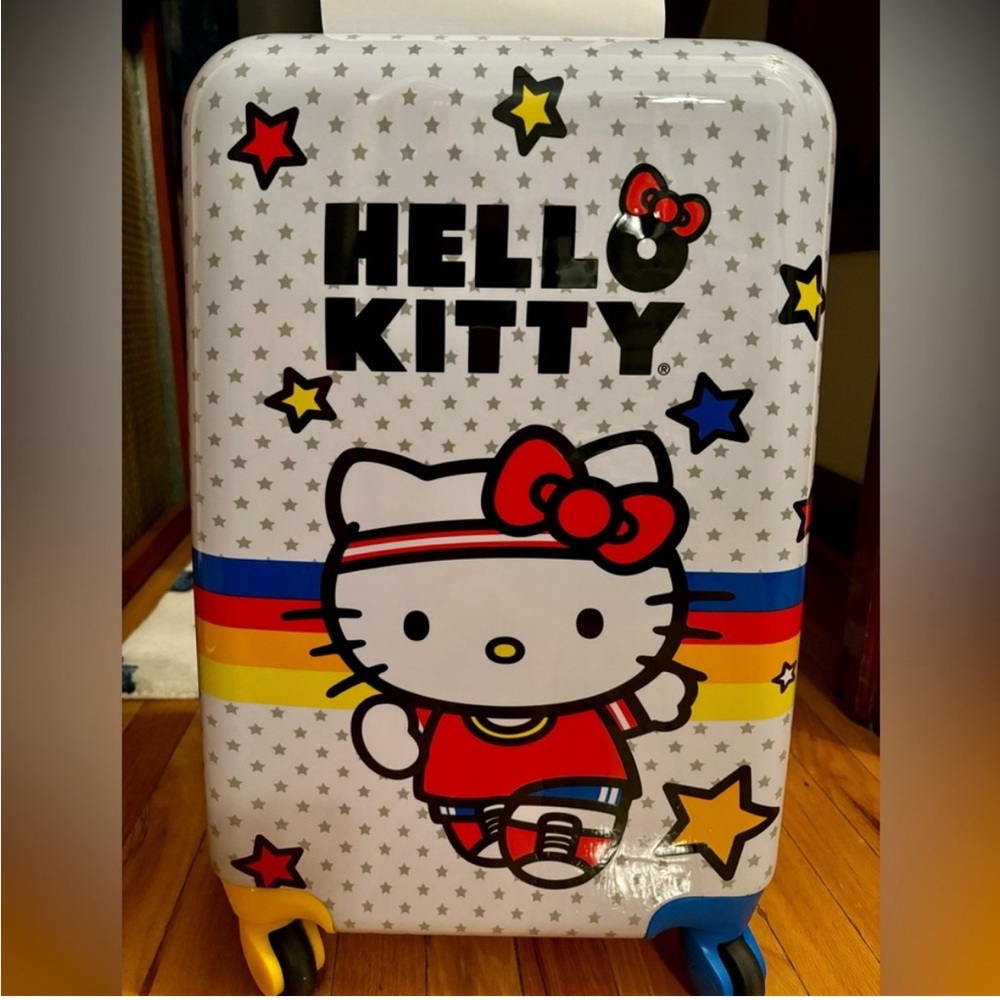 Hello Kitty Travel Set with Red and Blue Accents